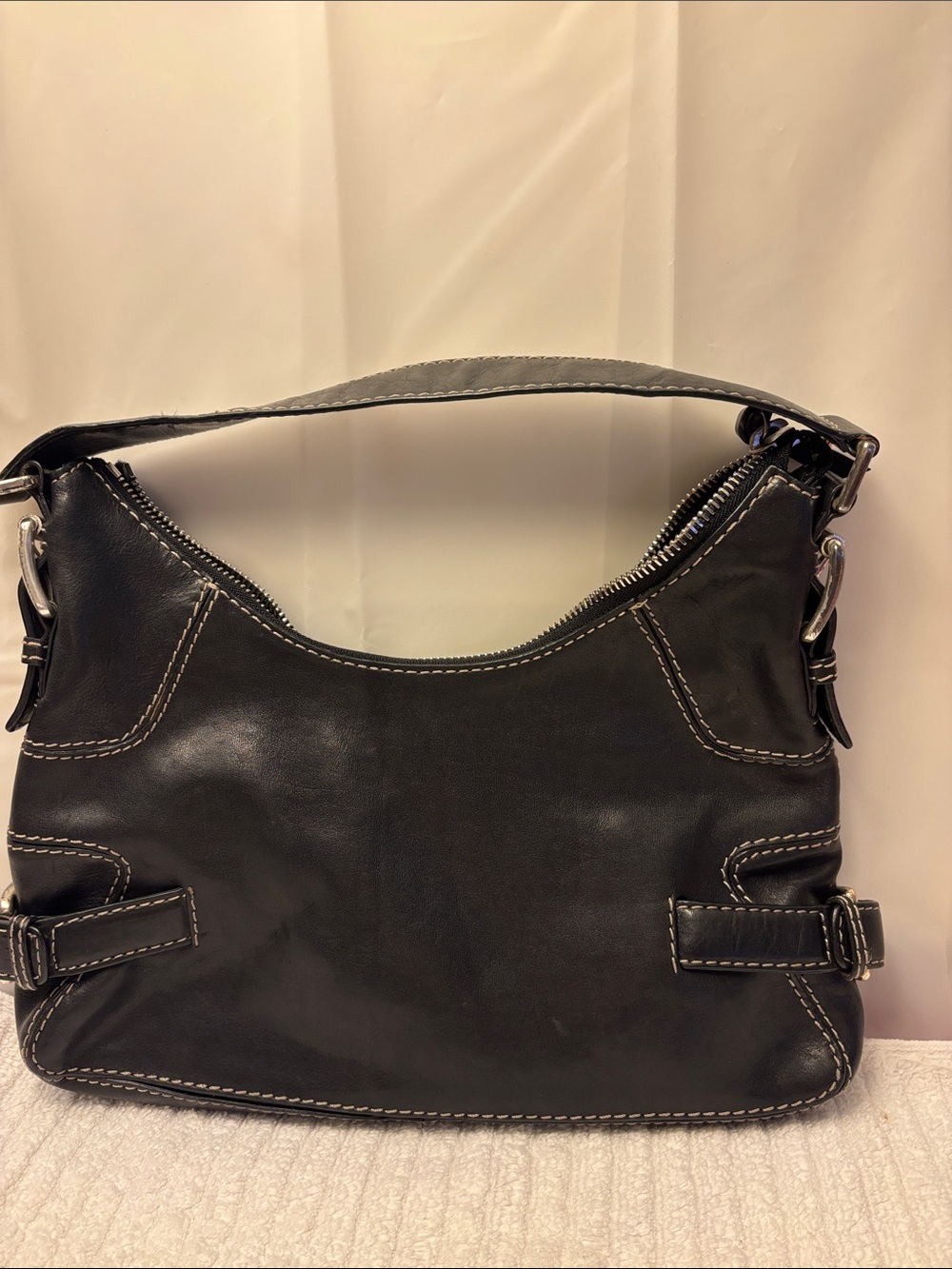 Michael Kors Black Leather Shoulder Bag - Timeless Everyday Carry